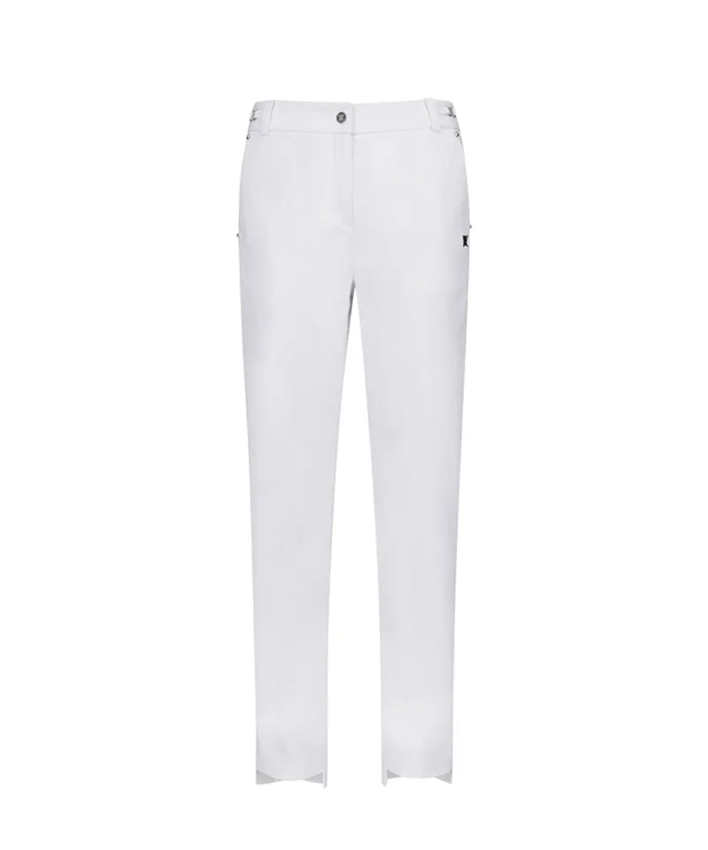 Women's Band Point Essential Long Pants - Off-White