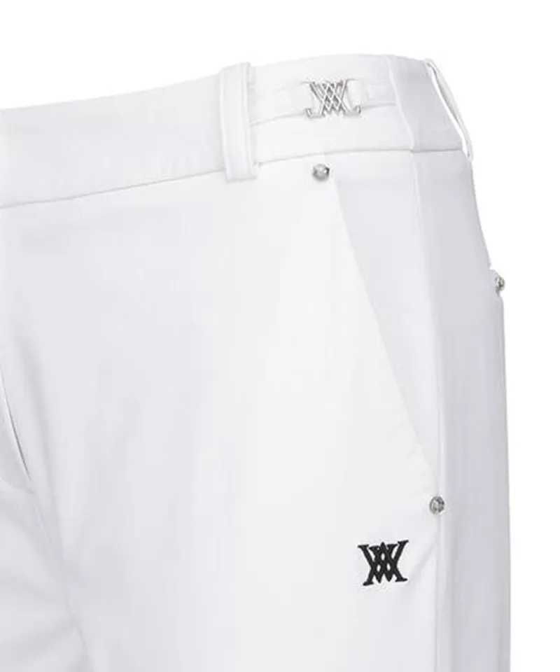 Women's Band Point Essential Long Pants - Off-White