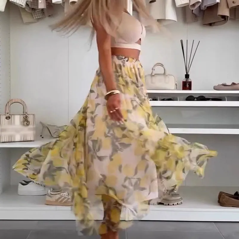 ✨Women's Casual Printed Tulle Skirt