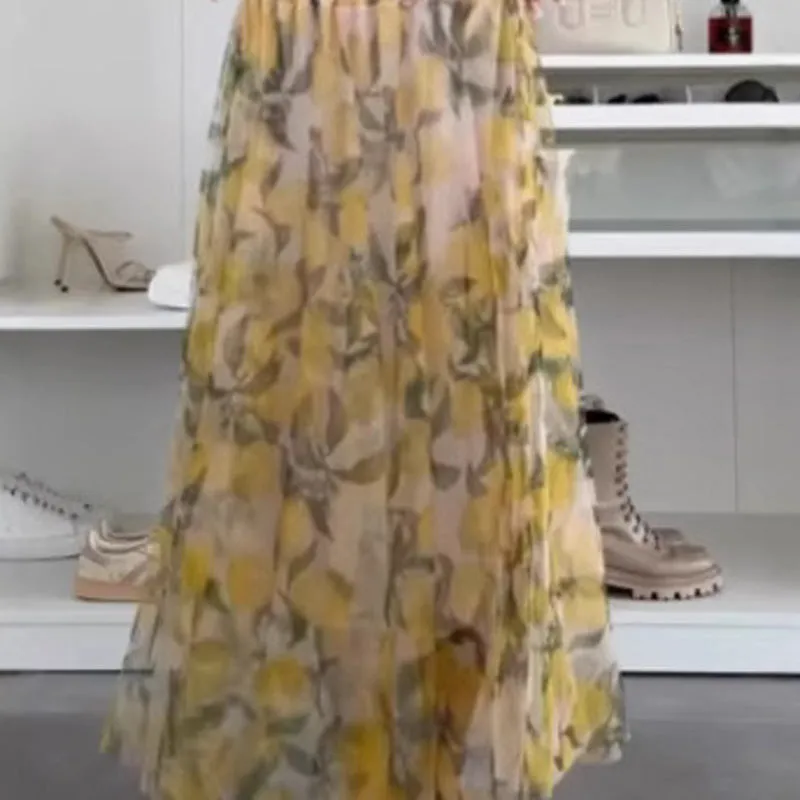 ✨Women's Casual Printed Tulle Skirt