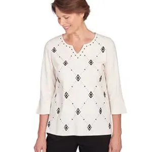 Women's Neutral Terrirory Heat Set Diamond Tee - 46455