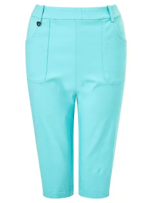 Womens Pull-On Stretch Solid Short with Active Waistband