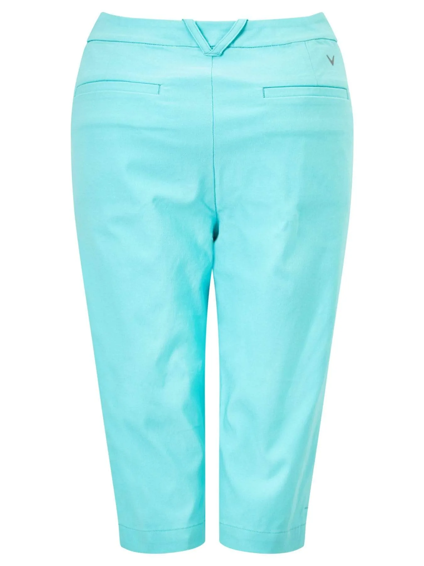 Womens Pull-On Stretch Solid Short with Active Waistband