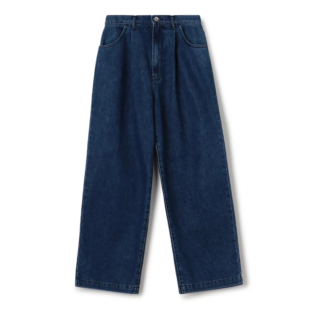 WOMEN'S T/C DENIM EASY TUCK PANTS