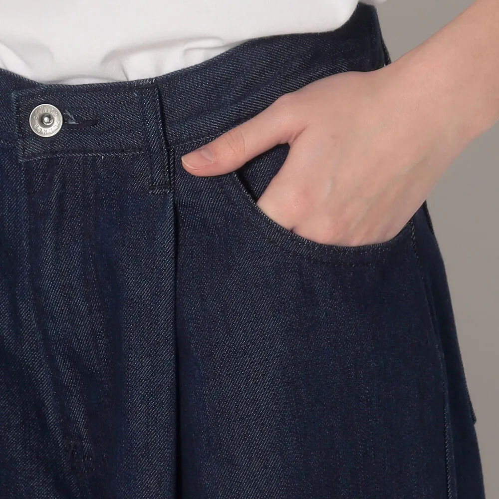WOMEN'S T/C DENIM EASY TUCK PANTS