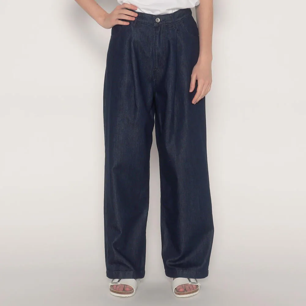 WOMEN'S T/C DENIM EASY TUCK PANTS