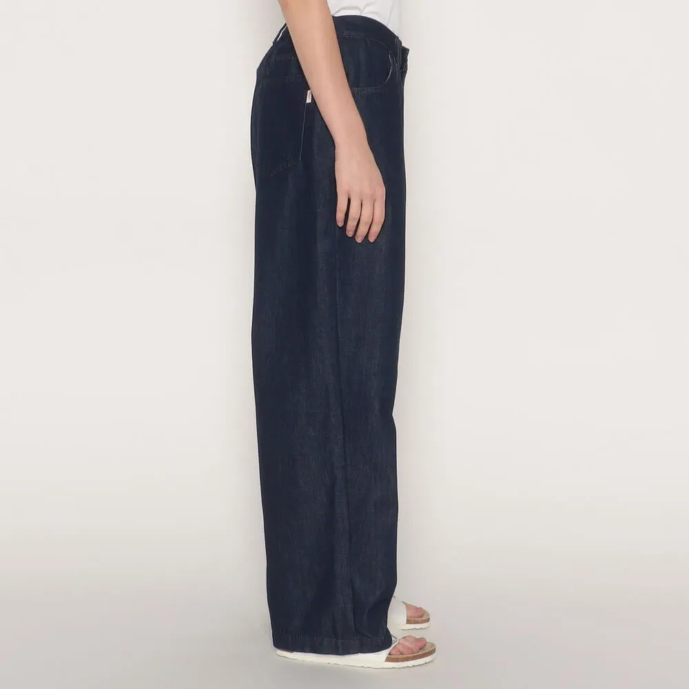WOMEN'S T/C DENIM EASY TUCK PANTS