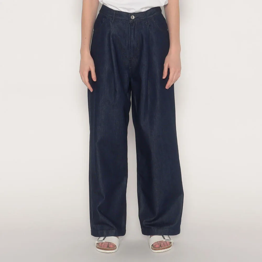 WOMEN'S T/C DENIM EASY TUCK PANTS