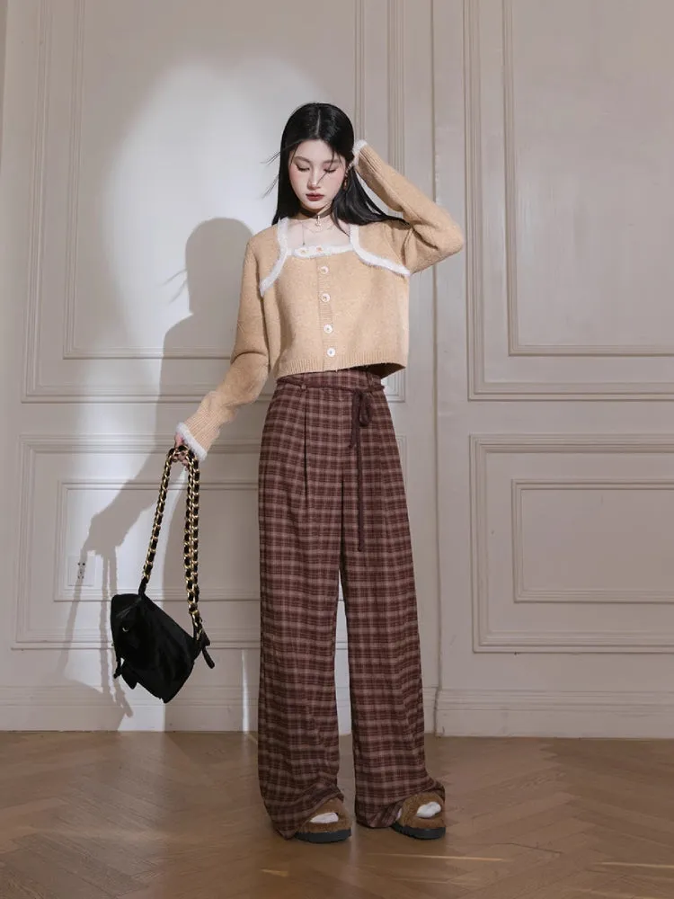Wool soft fake two-piece sweater【s0000005784】