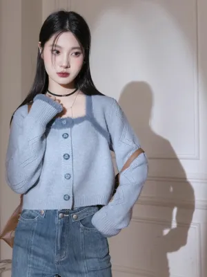 Wool soft fake two-piece sweater【s0000005784】
