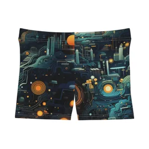 Workout Shorts - Hildegund Tadasana 8bit