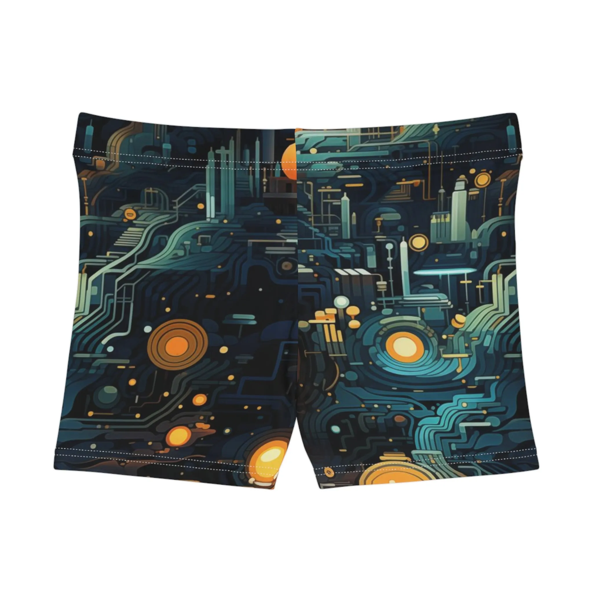 Workout Shorts - Hildegund Tadasana 8bit