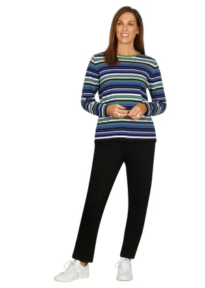 Yarn Dyed Stripe Crew