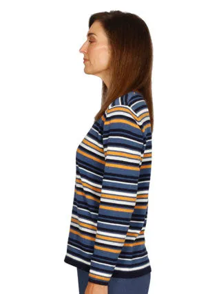 Yarn Dyed Stripe Crew