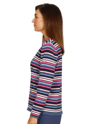 Yarn Dyed Stripe Crew