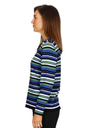 Yarn Dyed Stripe Crew