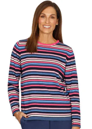 Yarn Dyed Stripe Crew