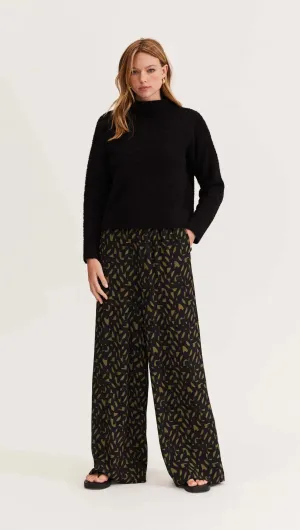 Zadie Pants Khaki/Blk