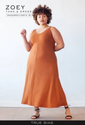 Zoey 14-32 Tank & Dress Pattern -- True Bias
